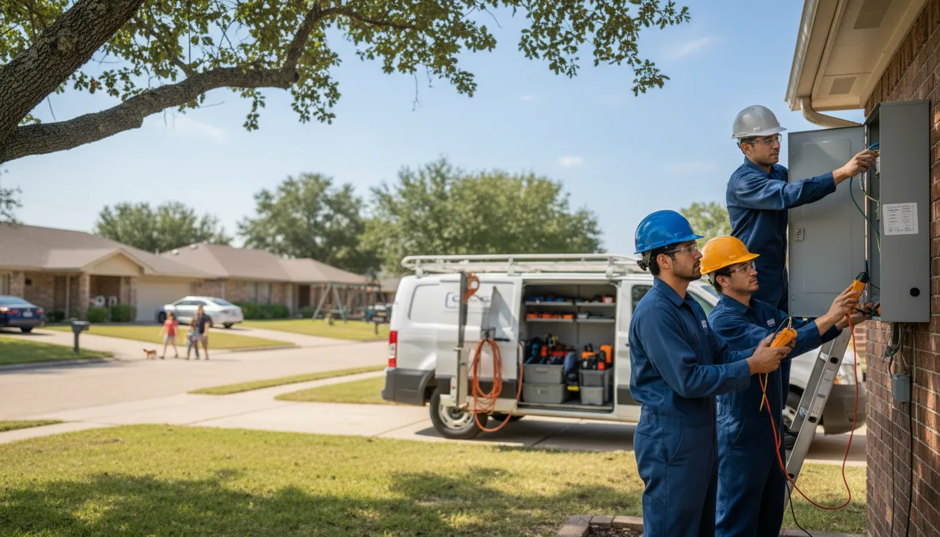 Certified electrician providing emergency electrical services in Williamsburg, IA